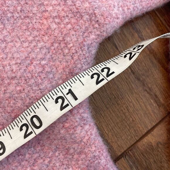 Kut from the Kloth pink wool blend cropped turtleneck sweater xs - Picture 4 of 7